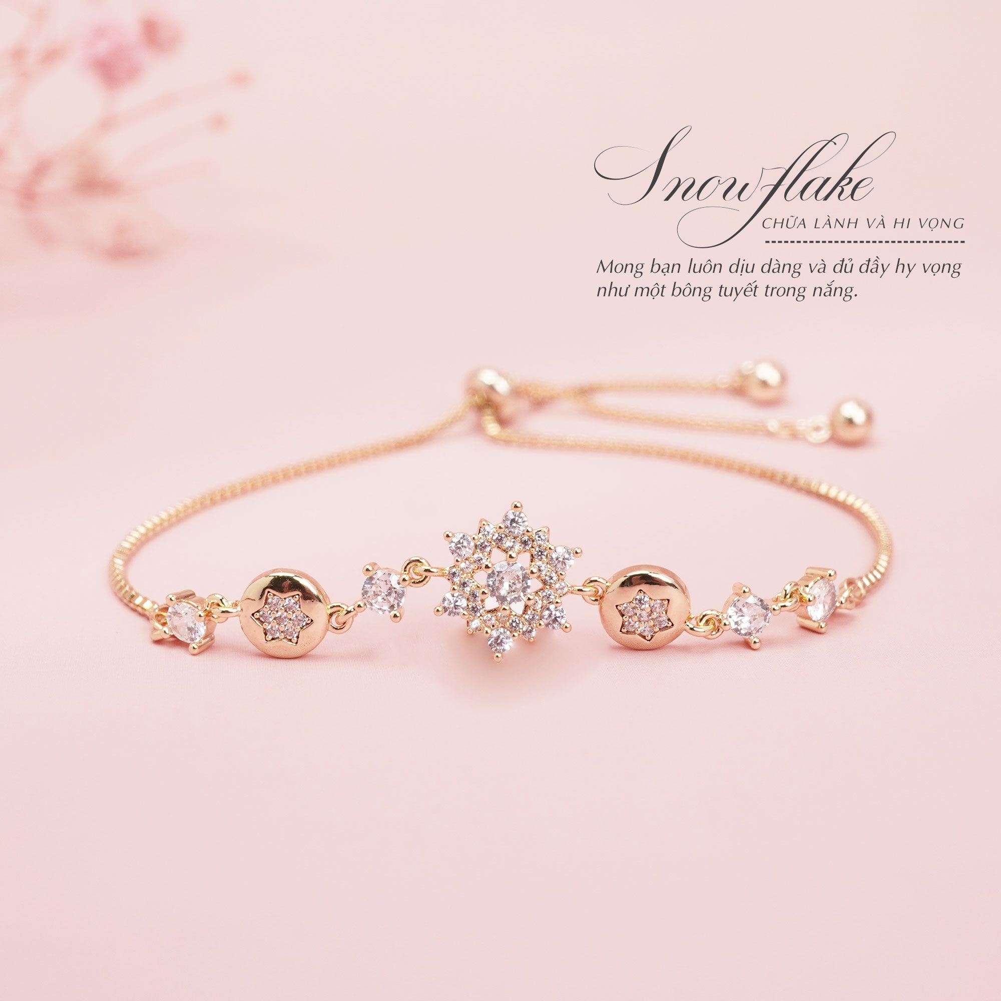 Lắc Tay Hoa Tuyết