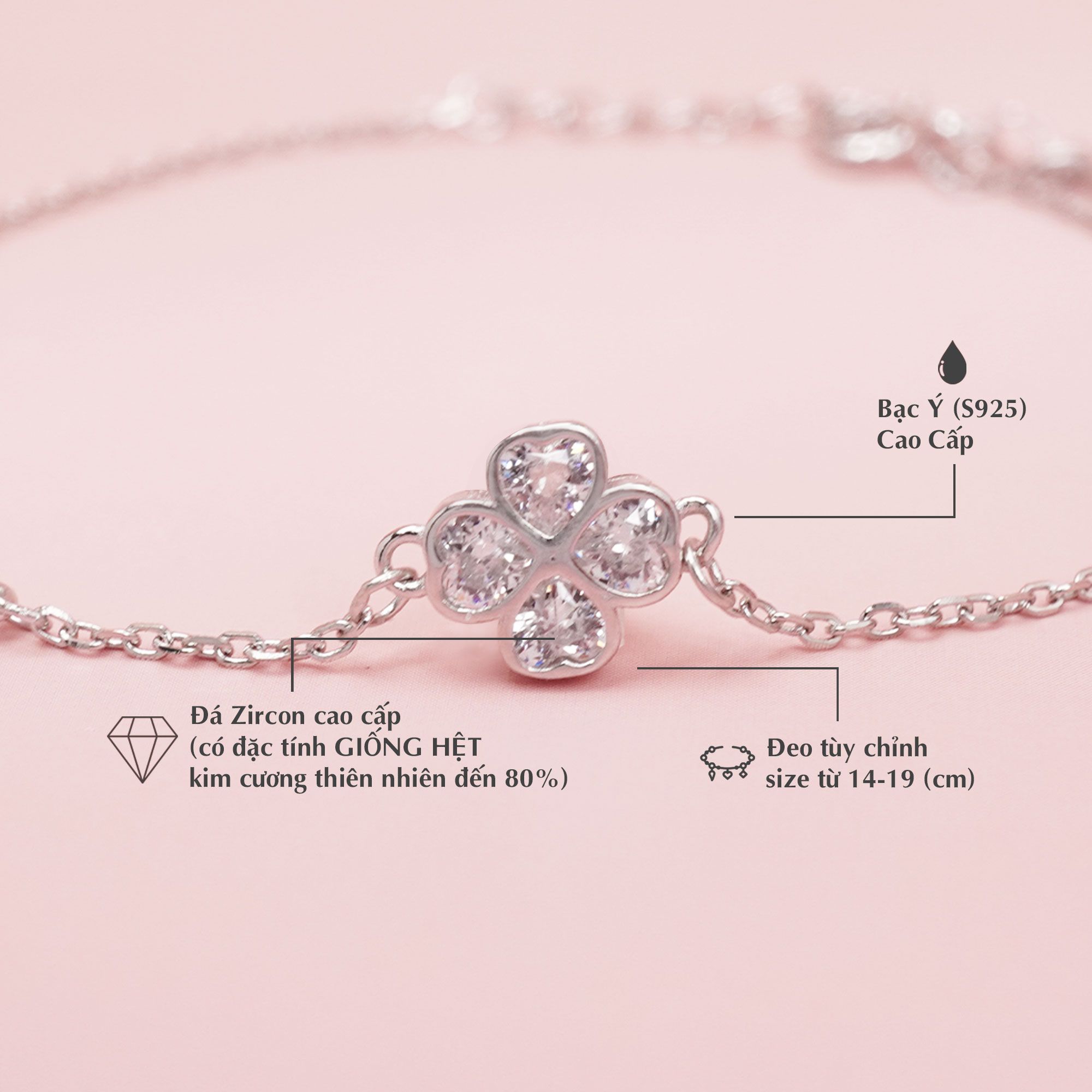 Lắc Tay Lucky Charm