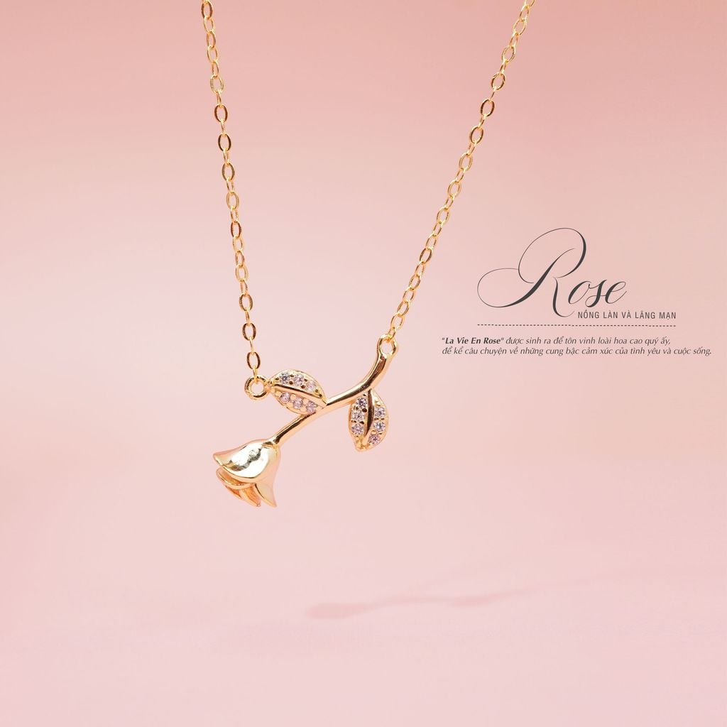 Dây Chuyền Hoa Hồng