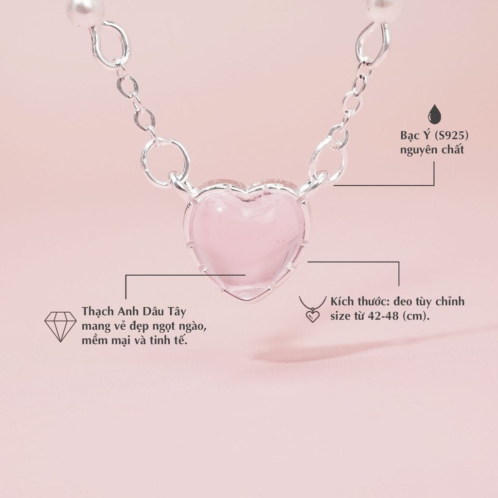 Dây Chuyền Cupid's Rosy