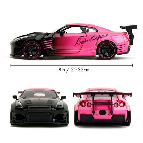 Đồ Chơi Xe Mô Hình JADA TOYS Pink Slips 2009 Nissan GT-R R35 Ben Sopra 1:24 35500 - Herbie toys