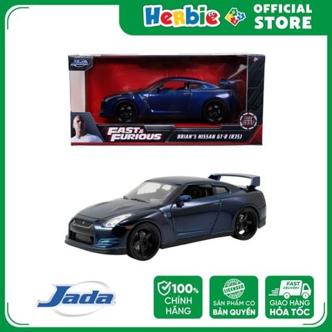 Đồ Chơi Xe Mô Hình JADA TOYS Fast & Furious 2009 Nissan GT-R 1:24 97036 - Herbie toys