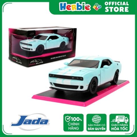 Đồ Chơi Xe Mô Hình JADA TOYS Pink Slips 2015 Dodge Challenger SRT Hellca 1:24 35198 - Herbie toys