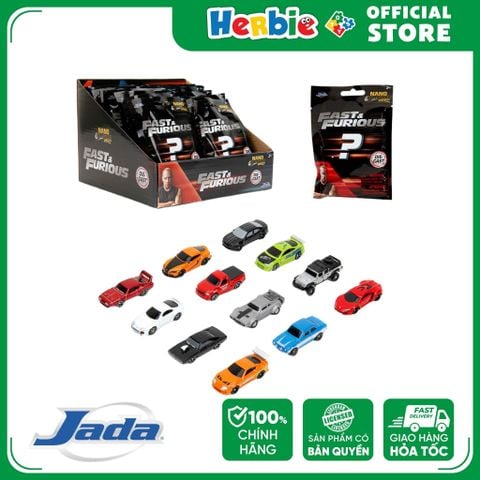 Đồ Chơi Xe Mô Hình JADA TOYS Fast & Furious Nano Cars Blind Bag 35404 - Herbie toys