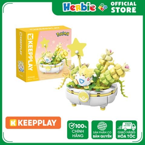 Đồ Chơi Lắp Ráp KEEPPLAY Pokemon Bonsai Series TOGEPI K20238 Building Block - Herbie Toys