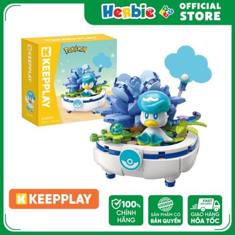 Đồ Chơi Lắp Ráp KEEPPLAY Pokemon Bonsai Series QUAXLY K20242 Building Block - Herbie Toys