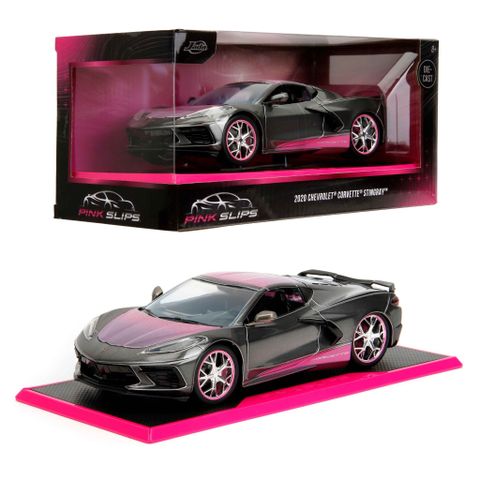 Đồ Chơi Xe Mô Hình JADA TOYS Pink Slips 2020 Chevrolet Corvette Stingray 1:24 34848 - Herbie toys