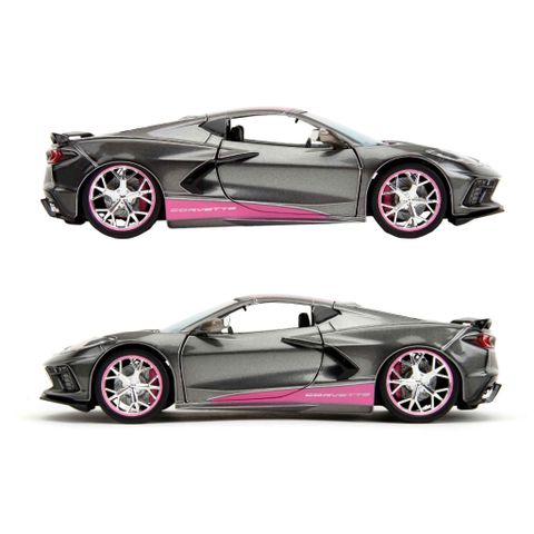 Đồ Chơi Xe Mô Hình JADA TOYS Pink Slips 2020 Chevrolet Corvette Stingray 1:24 34848 - Herbie toys