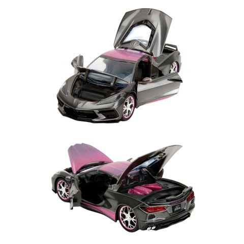 Đồ Chơi Xe Mô Hình JADA TOYS Pink Slips 2020 Chevrolet Corvette Stingray 1:24 34848 - Herbie toys