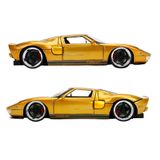 Đồ Chơi Xe Mô Hình JADA TOYS Pink Slips 2005 Ford GT 1:24 35985 - Herbie toys