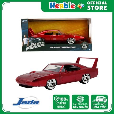 Đồ Chơi Xe Mô Hình JADA TOYS Fast & Furious 1969 Dodge Charger Daytona 1:24 97060 - Herbie toys