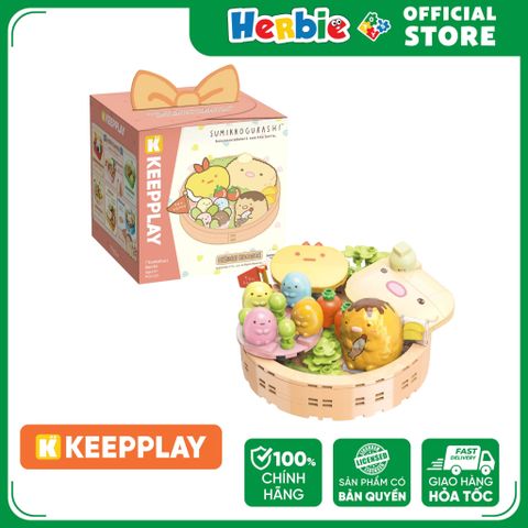 Đồ Chơi Lắp Ráp Keepplay Sumikko Tonkatsu Bento 77013-4 - Herbie Toys