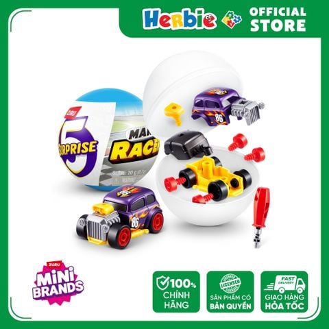 Đồ Chơi Sưu Tầm  ZURU TOYS 5 Surprise Make-A-Racer 77625 - Herbie Toys