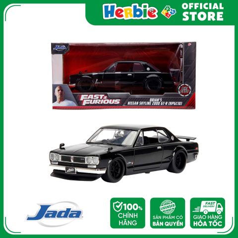 Đồ Chơi Xe Mô Hình JADA TOYS Fast & Furious Brian's Nissan Skyline 2000 GT-R 1:24 99686 - Herbie toys