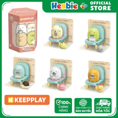 Đồ Chơi Lắp Ráp Keepplay Blindbox Sumikko Relax Coffee Time 77012 - Herbie Toys