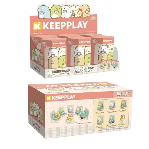 Đồ Chơi Lắp Ráp Keepplay Blindbox Sumikko Relax Coffee Time 77012 - Herbie Toys
