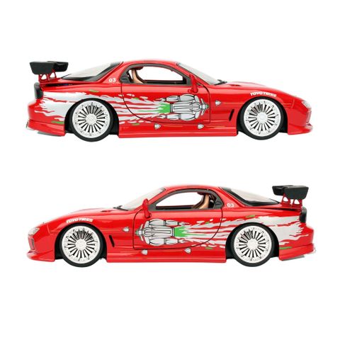 Đồ Chơi Xe Mô Hình JADA TOYS Fast & Furious Dom's 1993 Mazda RX-7 1:24 98338 - Herbie toys