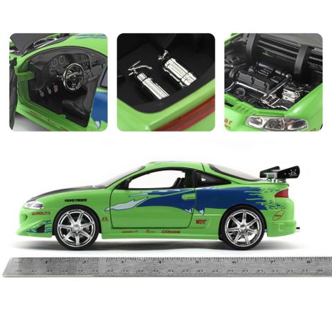 Đồ Chơi Xe Mô Hình JADA TOYS Fast & Furious 1995 Mitsubishi Eclipse 1:24 97603 - Herbie toys