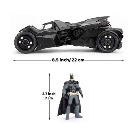 Đồ Chơi Xe Mô Hình JADA TOYS DC Comics Batman 2015 Arkham Knight Batmobile W/Batman Figure 1:24 98037 - Herbie toys