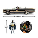 Đồ Chơi Xe Mô Hình JADA TOYS DC Comics Batman 1966 Classic Batmobile W/Batman & Robin Figure 1:24 98259 - Herbie toys