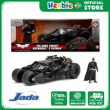 Đồ Chơi Xe Mô Hình JADA TOYS DC Comics Batman 2008 The Dark Knight Batmobile W/Batman Figure 1:24 98261 - Herbie toys