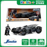 Đồ Chơi Xe Mô Hình JADA TOYS DC Comics Batman Justice League Batmobile W/Batman Figure 1:24 99232 - Herbie toys