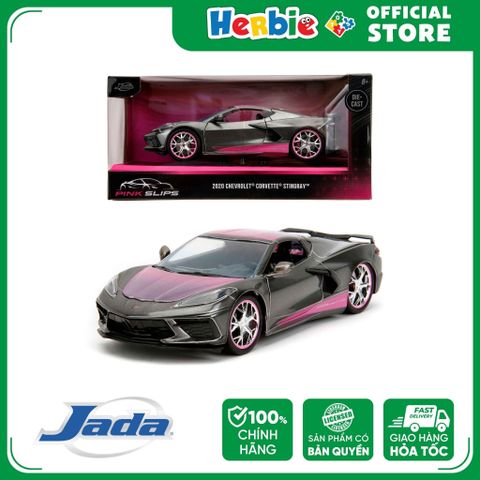 Đồ Chơi Xe Mô Hình JADA TOYS Pink Slips 2020 Chevrolet Corvette Stingray 1:24 34848 - Herbie toys