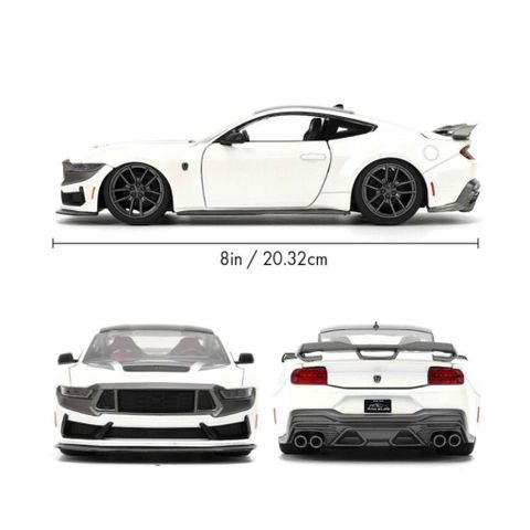 Đồ Chơi Xe Mô Hình JADA TOYS Pink Slips 2024 Ford Mustang Dark Horse 1:24 35504 - Herbie toys