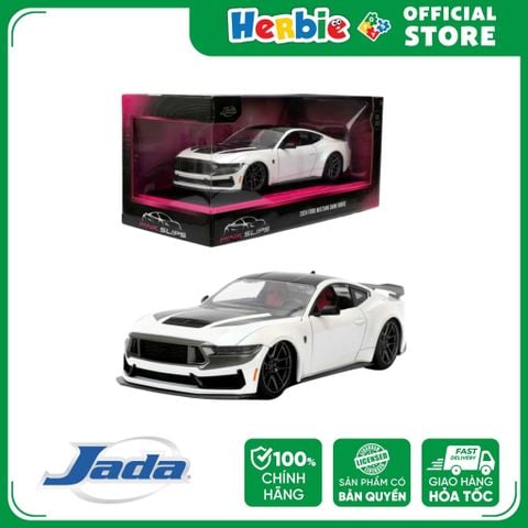 Đồ Chơi Xe Mô Hình JADA TOYS Pink Slips 2024 Ford Mustang Dark Horse 1:24 35504 - Herbie toys