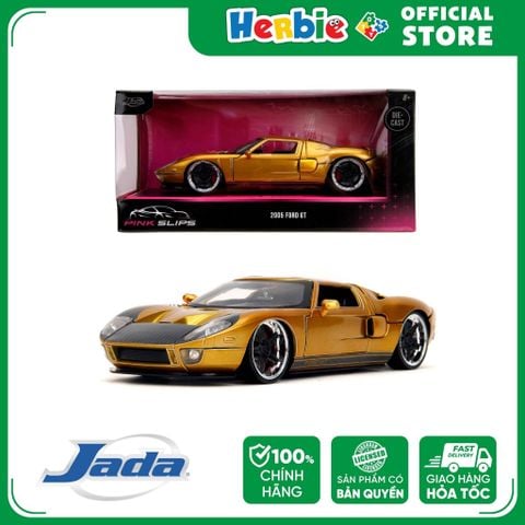 Đồ Chơi Xe Mô Hình JADA TOYS Pink Slips 2005 Ford GT 1:24 35985 - Herbie toys