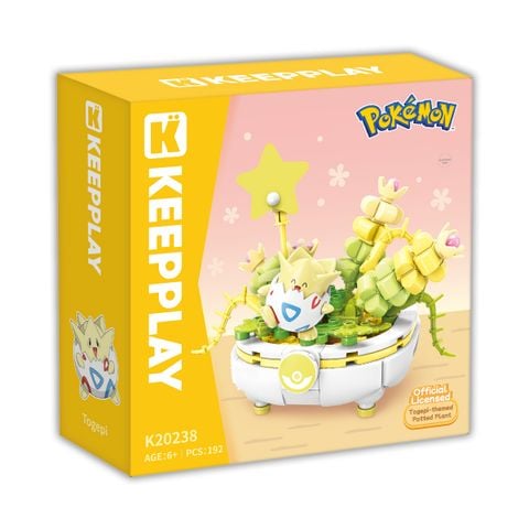Đồ Chơi Lắp Ráp KEEPPLAY Pokemon Bonsai Series TOGEPI K20238 Building Block - Herbie Toys