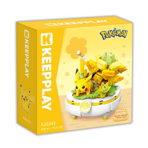 Đồ Chơi Lắp Ráp KEEPPLAY Pokemon Bonsai Series PIKACHU K20243 Building Block - Herbie Toys