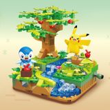 Đồ Chơi Lắp Ráp KEEPPLAY Pokemon Creek Bank Fruit Picking PIPLUP & PIKACHU K20244 Building Block - Herbie Toys