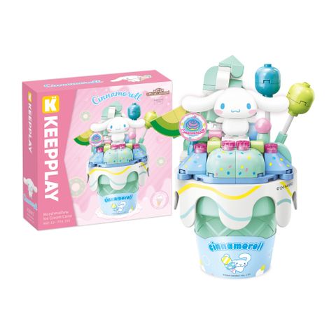 Đồ Chơi Lắp Ráp KEEPPLAY Sanrio Ice Cream Cone CINNAMOROLL K20843 Building Block - Herbie Toys