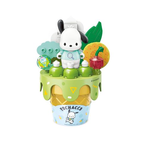 Đồ Chơi Lắp Ráp KEEPPLAY Sanrio Ice Cream Cone POCHACCO K20846 Building Block - Herbie Toys