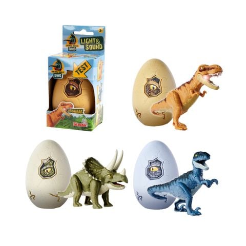 Đồ Chơi Trứng Khủng Long Dino In Egg With Light And Sound 104342550ACT - Herbie Toys