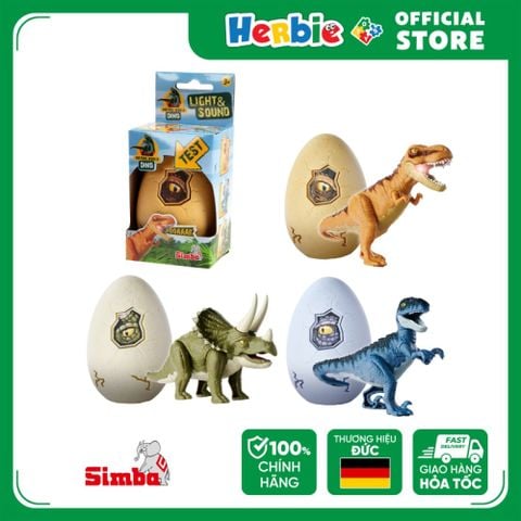 Đồ Chơi Trứng Khủng Long Dino In Egg With Light And Sound 104342550ACT - Herbie Toys