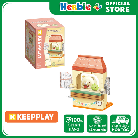 Đồ Chơi Lắp Ráp Keepplay Sumikko Neko Window K21204 - Herbie Toys
