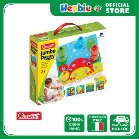 Đồ Chơi Xếp Nút Nhựa QUERCETTI Jumbo Peggy 2270 - Herbie Toys