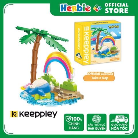 Đồ Chơi Lắp Ráp KEEPPLEY Pokemon - Take a Nip K20224 Building Block - Herbie Toys