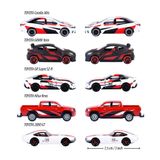Bộ 5 Đồ Chơi Xe Mô Hình MAJORETTE Toyota Racing 5 Pieces Giftpack 212053189 - Herbie Toys