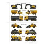 [CHỌN MẪU] Bộ 3 Đồ Chơi Xe Mô Hình Xây Dựng MAJORETTE Volvo 3 Pieces Set 212057284 Diecast - Herbie Toys