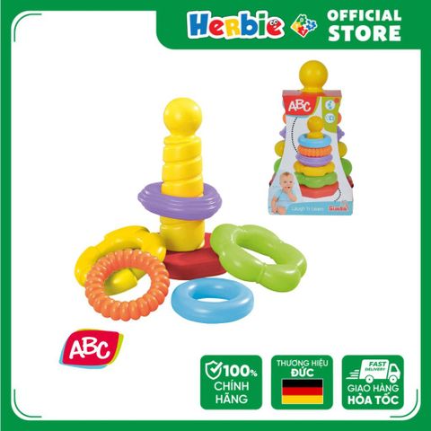 Đồ Chơi Trẻ Em Vòng Xếp Chồng ABC Stacking Ring Pyramid 104018158 - Herbie Toys