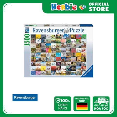 Đồ Chơi Xếp Hình Puzzle 1500 Mảnh RAVENSBURGER  99 Bicycles Jigsaw Puzzle 160075 - Herbie Toys