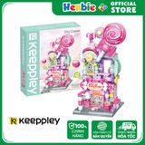 Đồ Chơi Lắp Ráp KEEPPLEY City Corner Sky Candy Shop K28012 Building Block - Herbie Toys