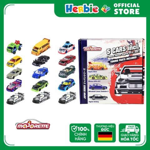 [CHỌN MẪU] Bộ 5 Đồ Chơi Xe Mô Hình MAJORETTE Japan Series Bonus Pack 212051032 – Herbie Toys