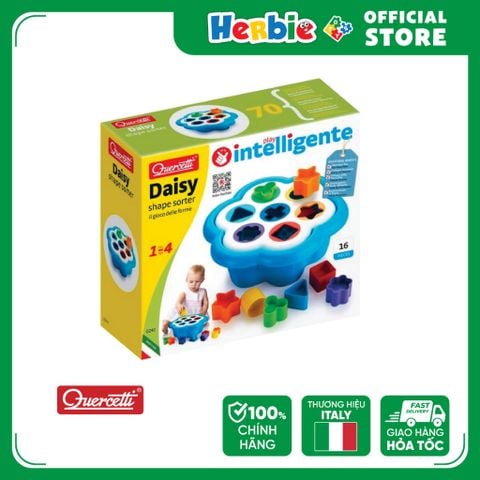 Đồ Chơi Giáo Dục Phát Triển Trí Tuệ QUERCETTI 0242 Daisy Shapes Sorter - Herbie Toys