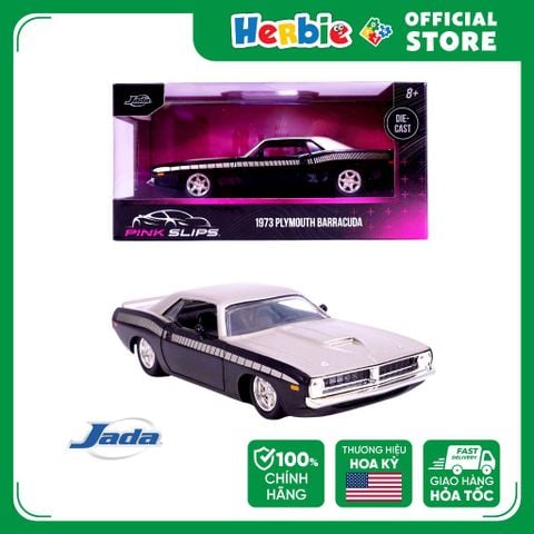 Đồ Chơi Xe Mô Hình JADA TOYS Pink Slips 1:32 1973 Plymouth Barracuda 24106 - Herbie Toys