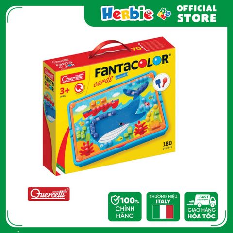Đồ Chơi Giáo Dục Phát Triển Trí Tuệ QUERCETTI 0862 FantaColor Cards Animals - Herbie Toys