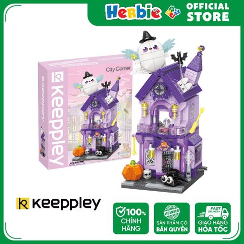 Đồ Chơi Lắp Ráp KEEPPLEY City Corner Halloween Chamber Building Blocks K28025 - Herbie Toys